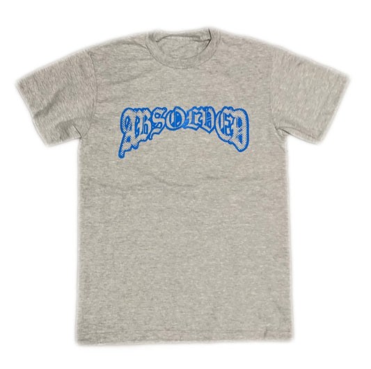 GREY “ABSOLVED” TEE