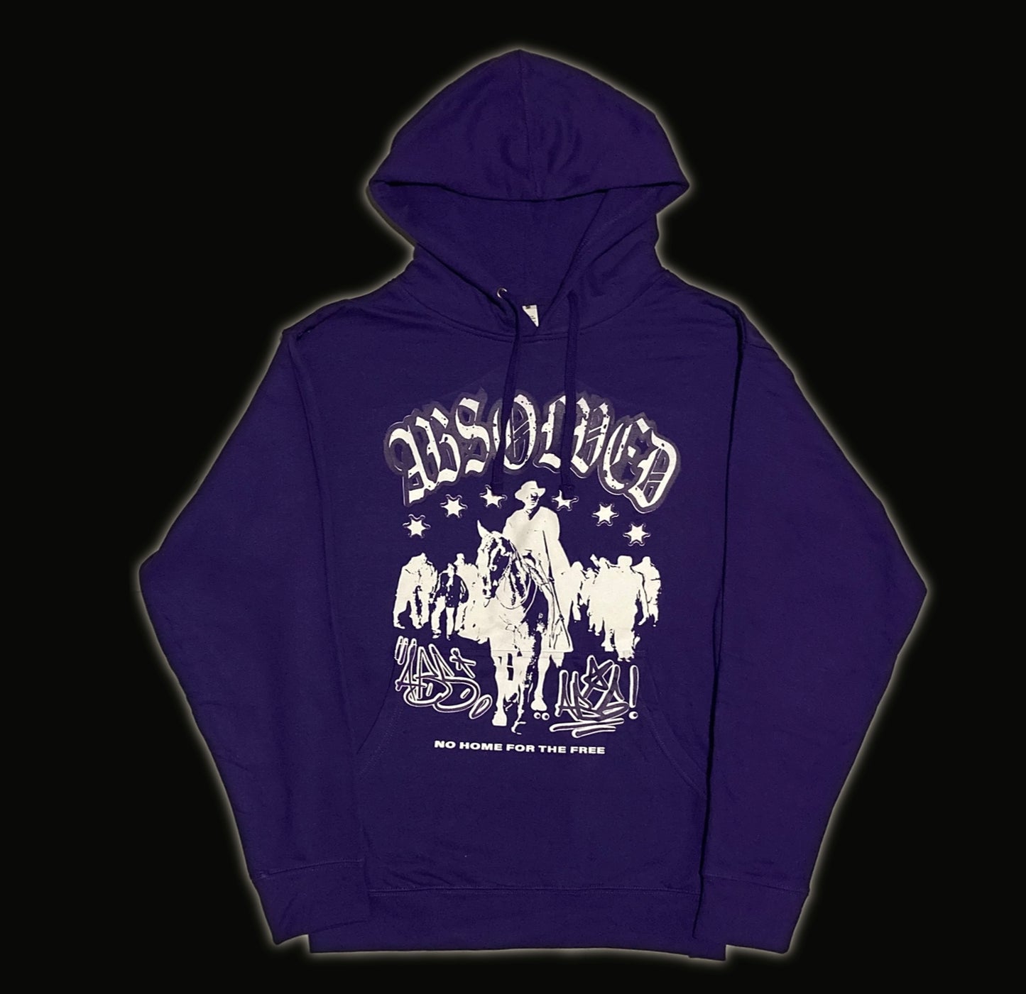 PURPLE COWBOY HOODIE